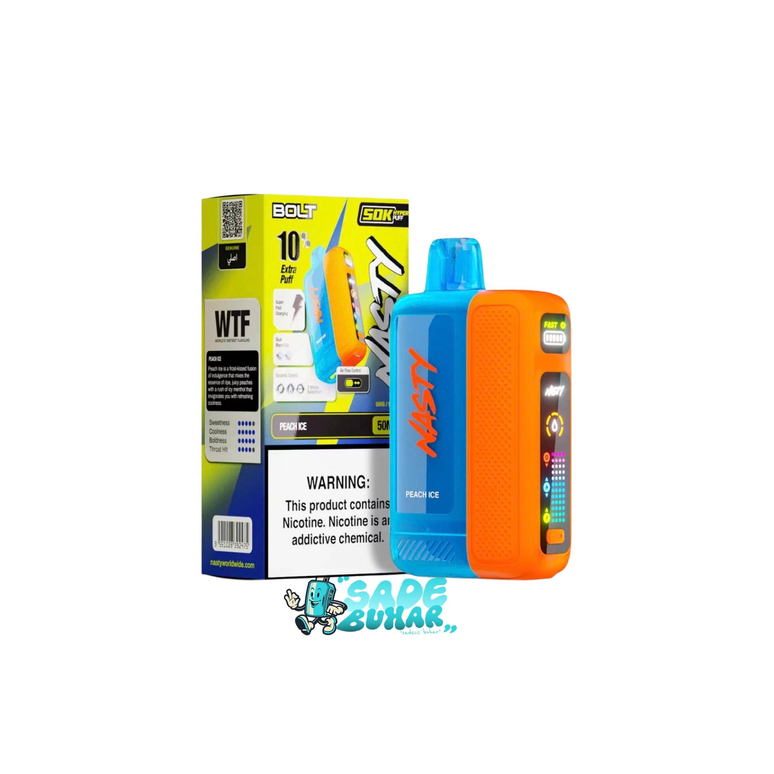 Nasty Bolt 50000 Peach Ice