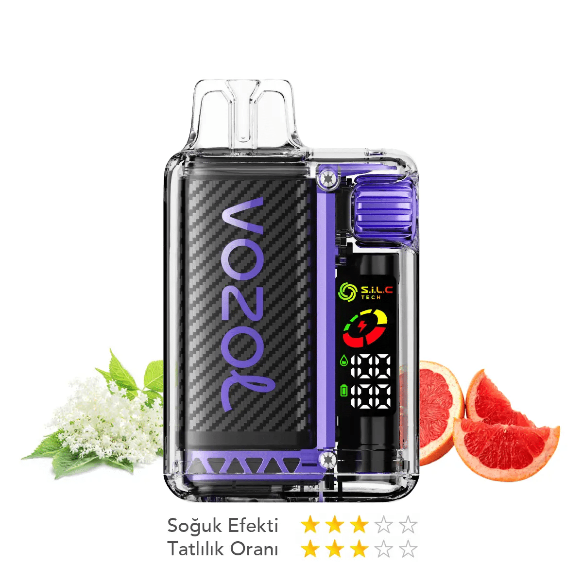 Vozol Vista 20000 Elderflower Grapefruit