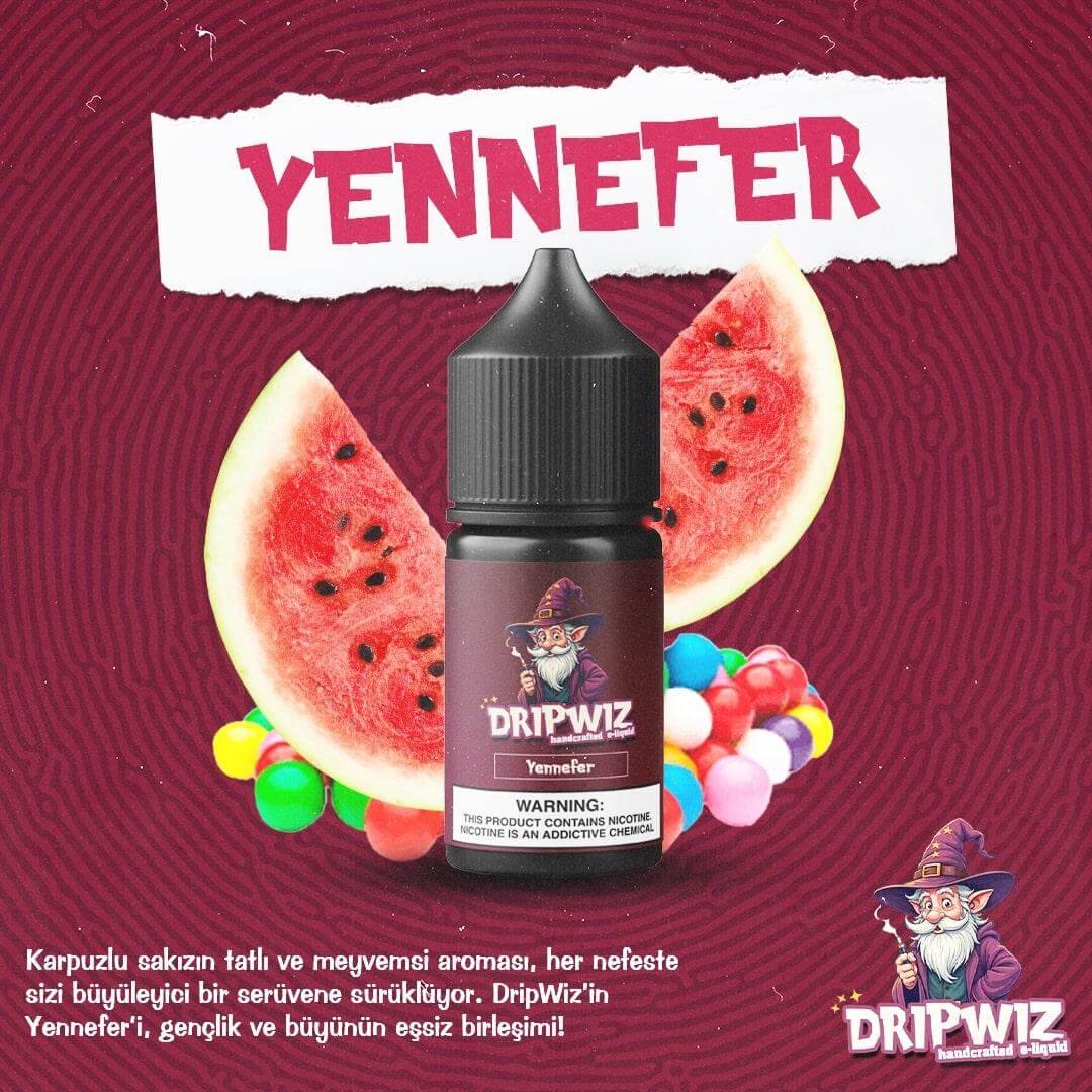 Dripwiz Yennefer Salt-Watermelon Bubble Gum 30 ML