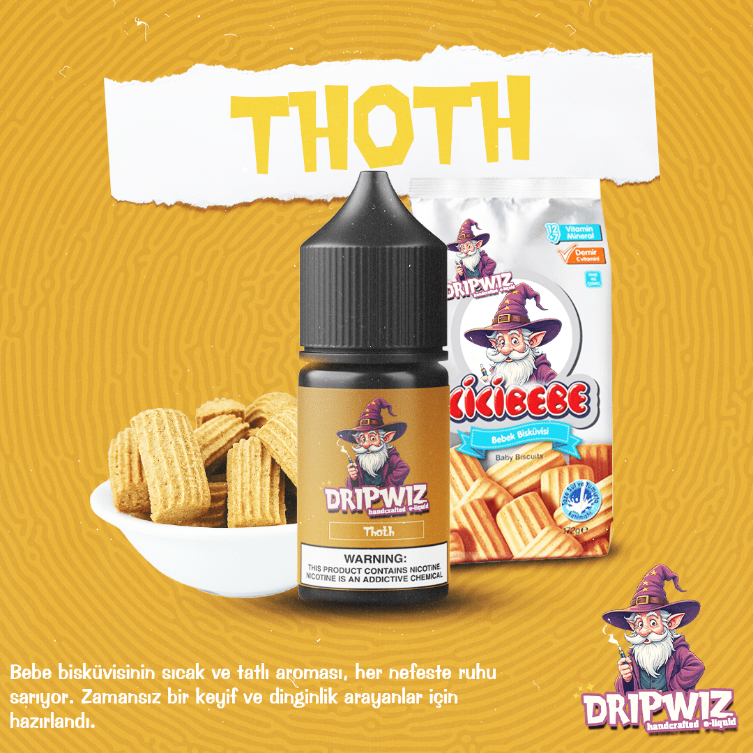 Dripwiz Thoth Salt-Bisküvi 30 ML