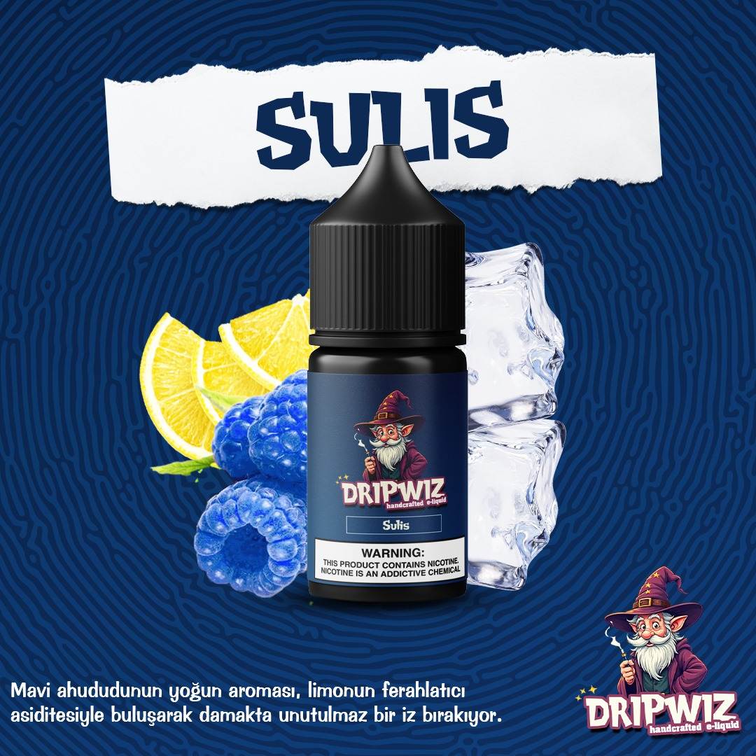 Dripwiz Sulis Salt-Bluerazz Lemon 30 ML