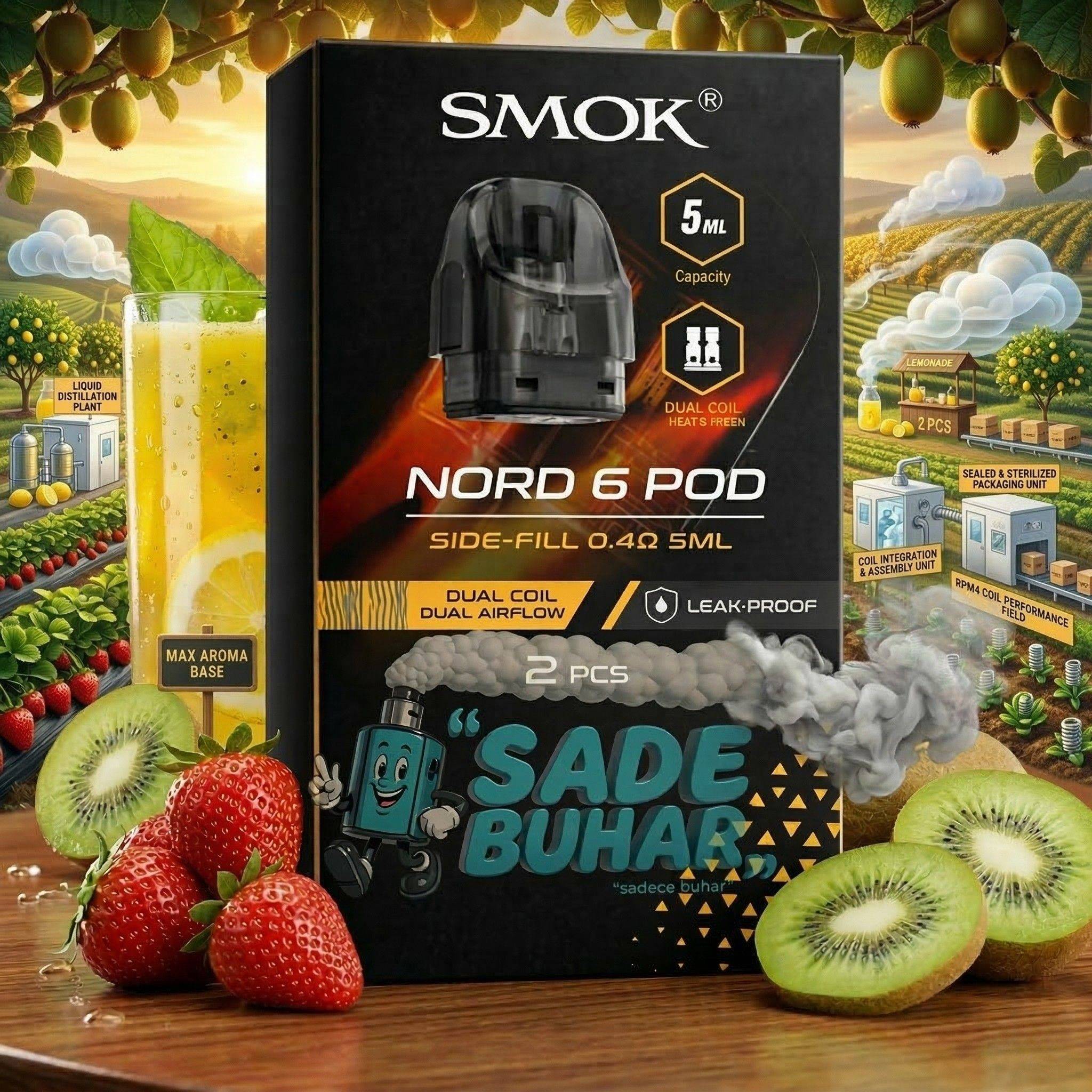 Smok Nord 6 Dolu Kartuş
